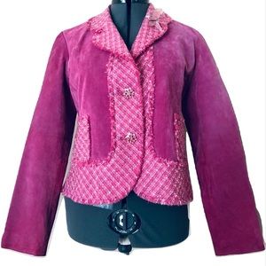 Wilson’s Jacket Pink Leather Crafted